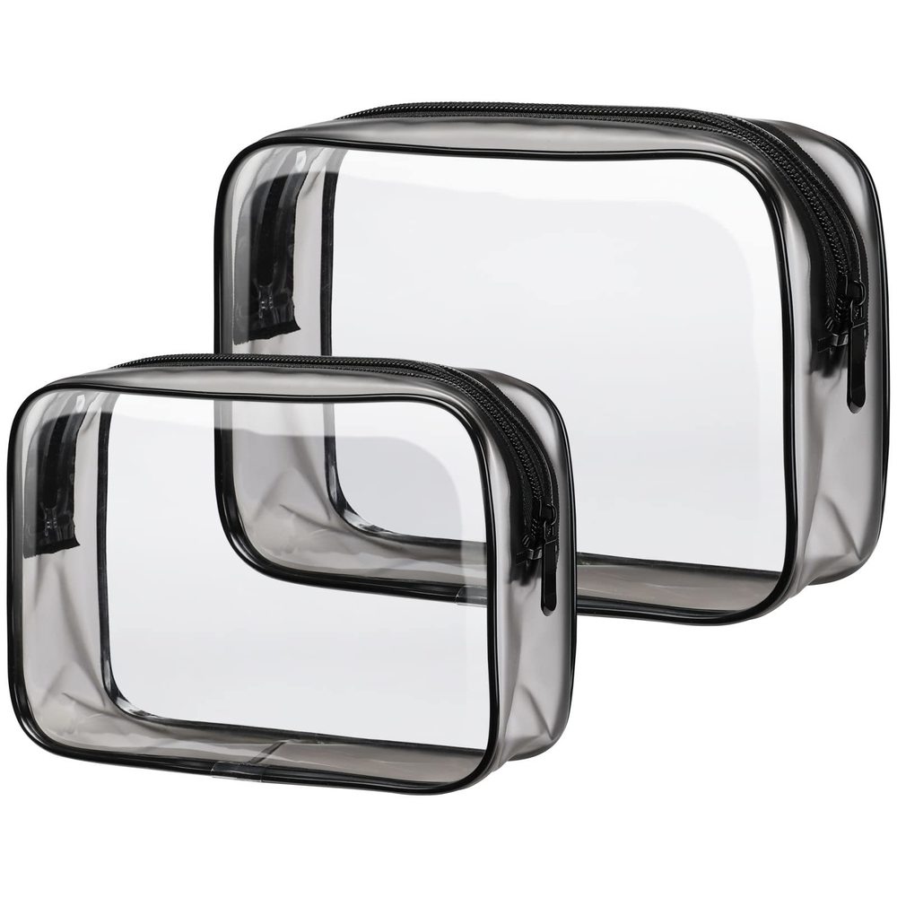Tsa Approved Toiletry Bags - 2 Pack Clear Toiletry Bags Clear Travels Bags For✨
